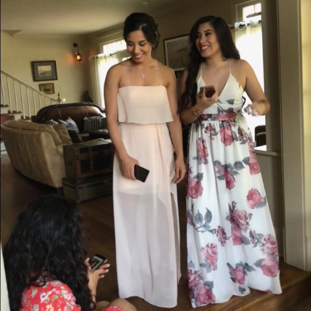 Camille La Vie light  pink long dress